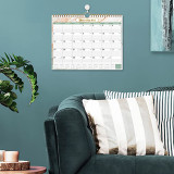Custom Private Logo Printed 2022 Spiral Mini Tear Off Desk Pad Monthly Wall Hanging Calendar