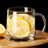 High quality restaurant clear color coffee tea beer cup glass with handle