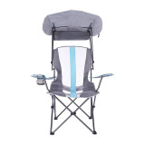 outdoor portable camping folding lawn chair with canopy lightweight