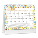 Table Calendar Custom 2022 Desktop Calendar Daily Planner Tracker Review Spiral Tear Out Monthly Calendar