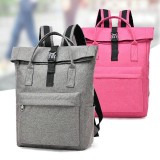 Business Casual Multi-function Travel Backpack Antitheft Roll Top Backpack