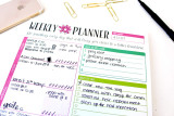 Custom Memo pad Tear Off Notepad on Office To Do List Weekly Planner Planificador semanal