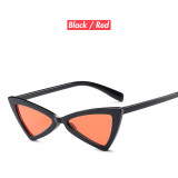 201401 Superhot Women Cat Eye Sun glasses Ladies Cateye Shades 2018 Red Bowknot Shaped Sunglasses