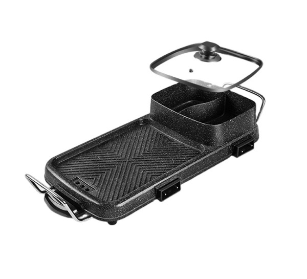 2 in 1 smokeless die casting BBQ Grill multi function grill vertical grill