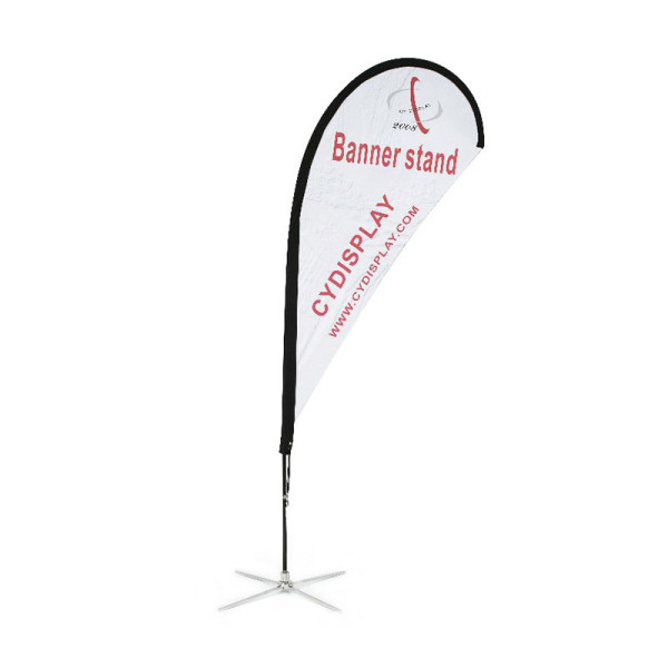 Cheap Custom Printing Polyester Outdoor Teardrop Advertising Beach Flag Banner