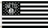 3x5ft wholesale NBA Brooklyn nets customizable flag and banner