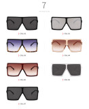 12332 Suprehot Eyewear Big Size Square Shades Flat Top Frame Oversized Sun glasses Men Women 2019 Sunglasses