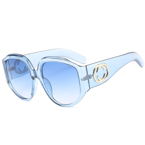 62916 Women Brand Designer Sun glasses Big Frame Butterfly Gradient Shades UV400 Fashion Oversized Sunglasses