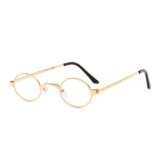 11029 Superhot Eyewear Small Size Oval Sun glasses 2018 New Fashion Retro Vintage Metal Frame Sunglasses