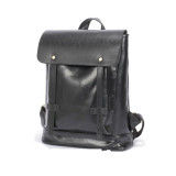 Custom Waterproof Pu Leather High School Fashion Laptop Backpack