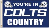NFL Custom 90*150cm Indianapolis Colts flag sample fast delivery