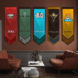 New hot style custom logo LOL team flag gaming theme decoration polyester flag banner