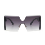 13345 Superhot Eyewear 2018 Fashion Women Sun glasses Oversized Square Rimless Sunglasses