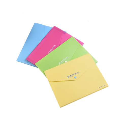 New custom a3 a4 a5 size plastic landscape file envelope folder