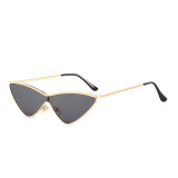10529 Superhot Eyewear Fashion Women Sun glasses Pointed Tinted Metal Cat Eye Sunglasses