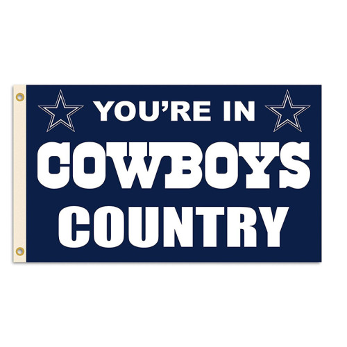 Factory price customized Vivid dallas cowboys flag wholesale