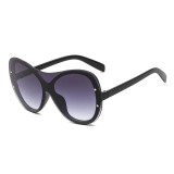 10327 One Piece Lens Shades Fashion Ladies Brand Designer Sun glasses Big Frame Oversized Women Sunglasses