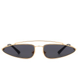 22033 Superhot Eyewear 2018 Fashion Brand Designer Cateye Sun glasses Small Metal Triangle Cat Eye Sunglasses