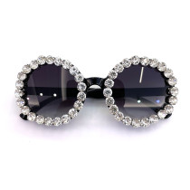 Superhot Eyewear 32432 Round Sparkling Bling Crystal Rhinestone 2021 Sunglasses