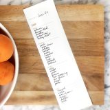 Two Tumbleweeds  What's for Dinner?  50 Sheets Meal Planner and Grocery List Tear Off in the Middle Notepad with Fridge Magnet