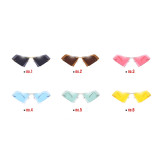 JR66265  Men Women Brand Designer Sun glasses Irregular Shades Tinted Double Lenses Fashion Rimless Sunglasses
