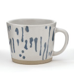 European style ceramic mug cup coffee cereal mug with handpaint pattern