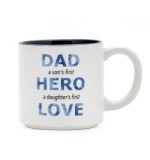Ceramic Dad Mug Coffee Mug White Color with creative words  KING DAD  Customized 12Oz for gift