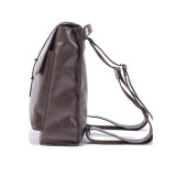 Stylish High Quality PU Leather School Laptop Backpack
