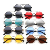 Superhot Eyewear 14461 Anti-UV400 Brand Designer Metal Frame Round Shades Sunglasses