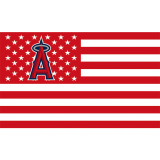 Custom fast delivery 3x5 ft Anaheim Angels Flag MLB Banner double side los angeles angels of anaheim baseball flag