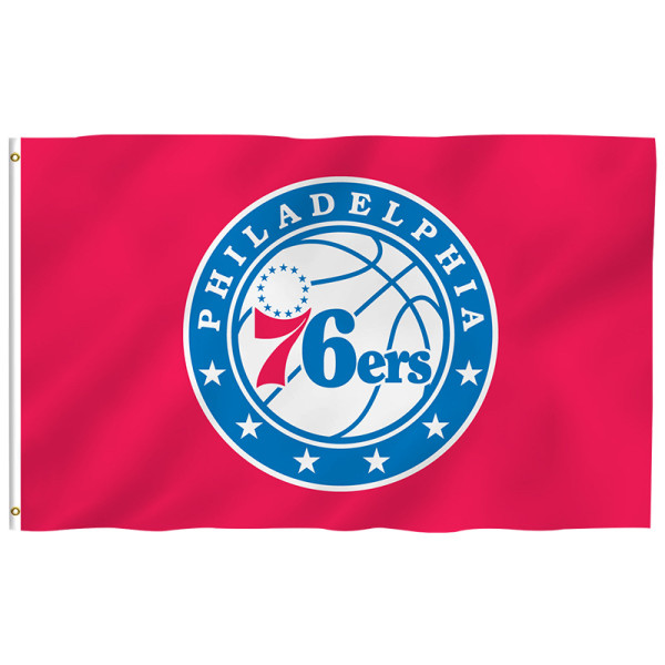 3*5ft wholesale NBA Philadelphia 76ers customizable flag and banner