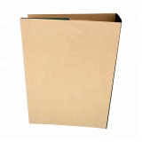 Custom offset printing expandable manila cardboard document file folder with green tape