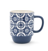 Best selling mosaic design coffee mug 12oz coffee mug with silk print for everyday