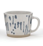 European style ceramic mug cup coffee cereal mug with handpaint pattern