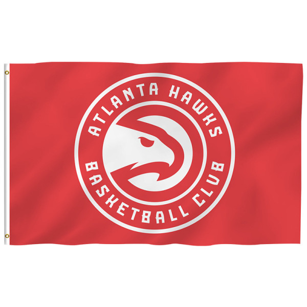 3x5ft wholesale NBA Atlanta hawks customizable flag and banner