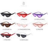 12029 Superhot Eyewear 2018 Fashion Cateye Sun glasses Small Retro Vintage Asymmetry Cat eye Sunglasses