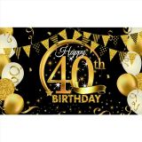 Explosive birthday party banner Customize patterns door hanging flag
