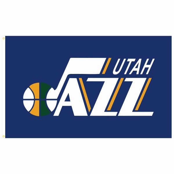 NBA  High quality Fast delivery custom 90x150cm Utah jazz flag 3*5ft wholesale Utah jazz flag