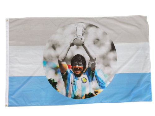 Maradona salute flag Maradona custom flag 3*5ft