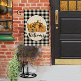 Support custom stitched flags holiday Halloween pumpkin garden flag banner