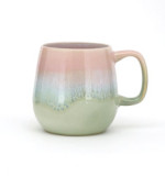 14 Oz Ceramic 3D Mug Ceramic Coffee Milk Mug with 3d reactive glaze