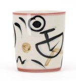 New design ceramic hand painting coffee mug customized