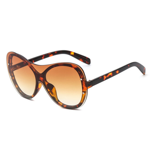 10327 One Piece Lens Shades Fashion Ladies Brand Designer Sun glasses Big Frame Oversized Women Sunglasses