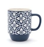 Best selling mosaic design coffee mug 12oz coffee mug with silk print for everyday
