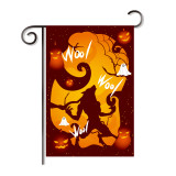 Supply Halloween double side print holiday flag custom party decoration blank yard garden flag