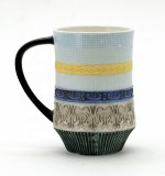 11oz Custom Coffee Mugs Geometry ceramic Tea water Mug cup