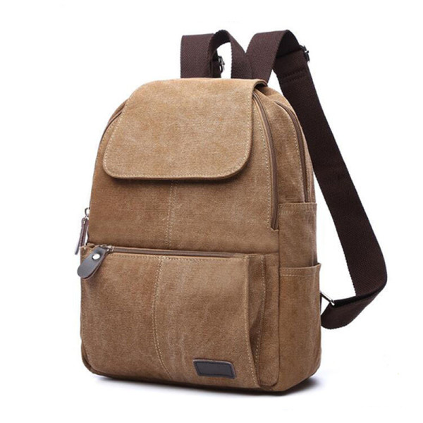 Vintage Classical Backpack Travelling Laptop Canvas Backpack for Outdoor
