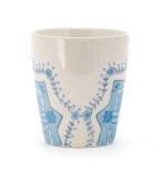 Blue pattern Custom Coffee Mug Custom Logo Mug Ceramic Coffee Mugs With Handle