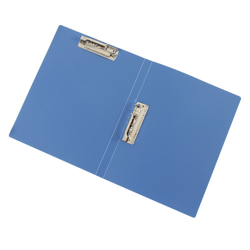 Brandnew Customized Logo a4 Folding Document File Clipboard with Two Metal Clips