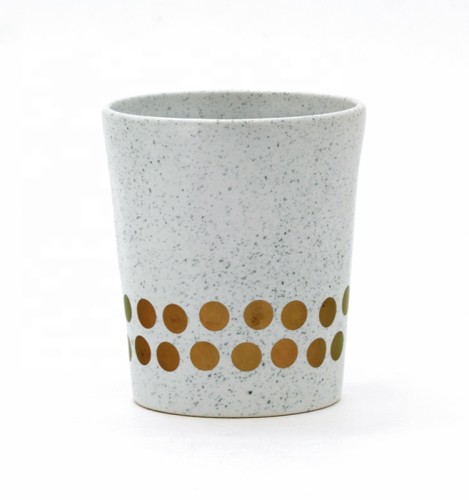 High quality 10oz creative tea coffee water mug cup ceramic with 3d handle